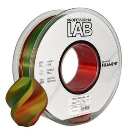   PLA SILK PIROS-SÁRGA-ZÖLD tri color  filament - 1kg -  1,75mm +/- 0,03mm - Professional Labs