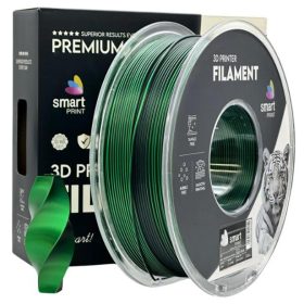   PLA SILK FEKETE-ZÖLD dual color (kétszínű)  filament - 1kg - átmérő 1,75mm +/- 0,03mm / Smart Print