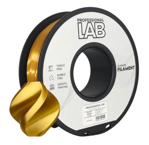 PLA SILK ARANY filament - 1kg - átmérő 1,75mm +/- 0,03mm / Professional Labs