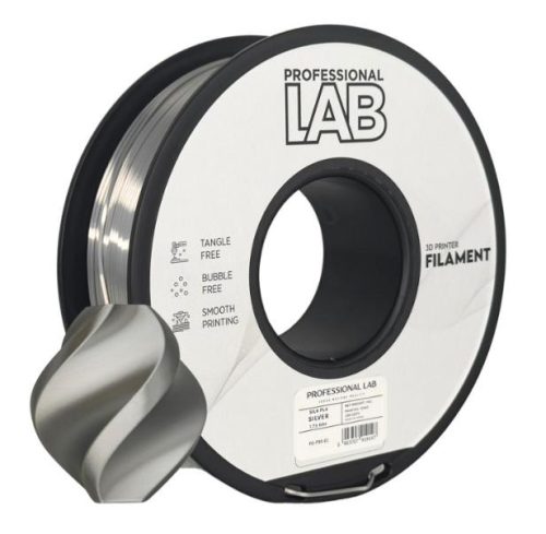PLA SILK EZÜST filament - 1kg - átmérő 1,75mm +/- 0,03mm / Professional Labs