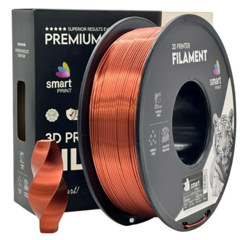 PLA SILK RÉZ filament - 1kg - átmérő 1,75mm +/- 0,03mm / Smart Print