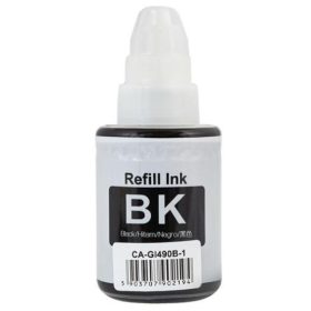   Utángyártott Canon GI-490B nagy kapacitású [135ml ] prémium fekete tintatank GI490B