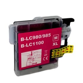   Utángyártott Brother LC1100 [M] (12ml) nagy kapacitású, prémium, bíbor tintapatron, CHIPPEL