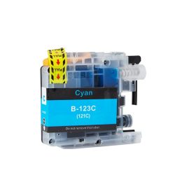   Utángyártott Brother  LC123C [ LC-123 C ] prémium kék tintapatron