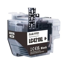   Utángyártott Brother  LC421BK XL [ LC-421 BK ] XL prémium fekete tintapatron