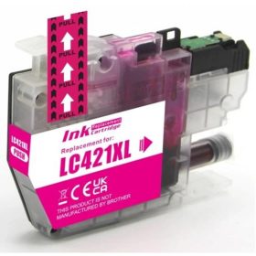  Utángyártott Brother  LC421M XL [ LC-421 M ] XL prémium magenta tintapatron
