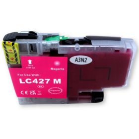   Utángyártott Brother  LC427M XL [ LC-427 M ] XL, nagy  kapacitású prémium magenta tintapatron
