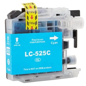   Utángyártott Brother  LC525 XC (15ml) prémium, teljesen új, kék tintapatron