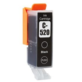   PGI-520XLB[Bk] 18ml utángyártott fekete tintapatron, chippel