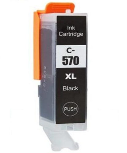 Utángyártott Canon PGI-570 XL [Bk] 23,5ml prémium, nagy kapacitású fekete tintapatron, chippel