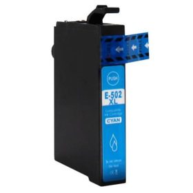   Utángyártott Epson 502XL B  kék, nagy kapacitású ( 12 ml ), új tintapatron C13T02W24010