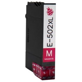  Utángyártott Epson 502XL B  magenta, nagy kapacitású ( 12 ml ), új tintapatron C13T02W24010