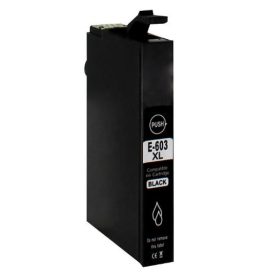   Utángyártott Epson T03A1 ( 603XL ) fekete, nagy kapacitású (18,2ml), prémium tintapatron