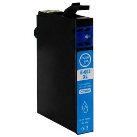   Utángyártott Epson T03A2 ( 603XL ) kék, nagy kapacitású (14ml), prémium tintapatron