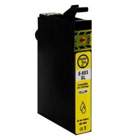   Utángyártott Epson T03A4 ( 603XL ) sárga, nagy kapacitású (14ml), prémium tintapatron