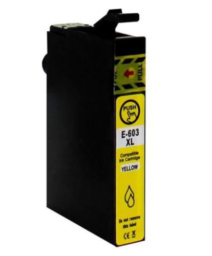 Utángyártott Epson T03A4 ( 603XL ) sárga, nagy kapacitású (14ml), prémium tintapatron