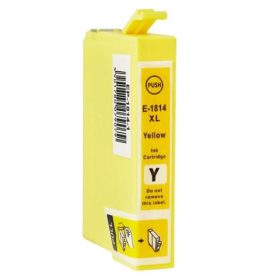  Utángyártott Epson T1814 C13T18044010 T1804 sárga, 15ml, prémium tintapatron