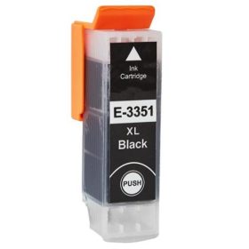   Utángyártott Epson T3351 XL fekete, nagy kapacitású ( 22 ml ), prémium, új tintapatron