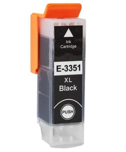 Utángyártott Epson T3351 XL fekete, nagy kapacitású ( 22 ml ), prémium, új tintapatron