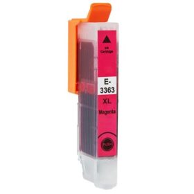   Utángyártott Epson T3363 XL [M], bíbor, ( 14 ml ), prémium, új tintapatron