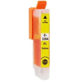   Utángyártott Epson T3364 XL [Y] sárga, ( 14 ml ), prémium, új tintapatron