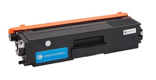 Utángyártott Brother TN-321 C [ TN321 ] új,  kék prémium kazetta, - 1 500 oldal