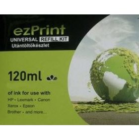   Univerzális színes töltőkészlet HP, Canon, Xerox, Lexmark, Brother patronokhoz, 3x40ml tintával